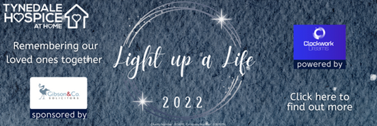 Tynedale Hospice Light Up A Life Campaign